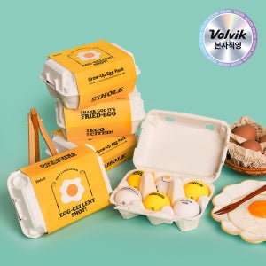[본사직영] 볼빅 계란 골프공 그로우업 에그팩 6구 선물세트 3피스