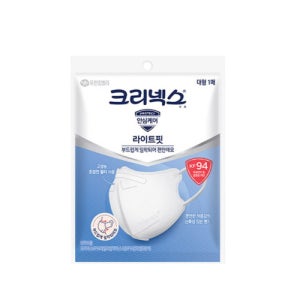 크리넥스 KF94 라이트핏 마스크 화이트 대형 1매입x40팩
