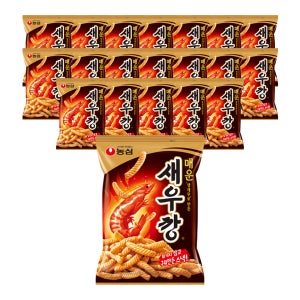 농심 매운새우깡 90g, 20개