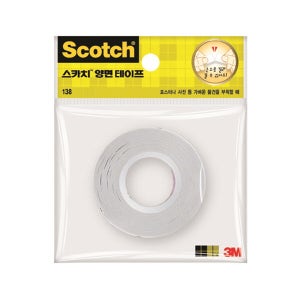 (3M) 스카치 종이 양면테이프 25.4mm / 12mmx10M