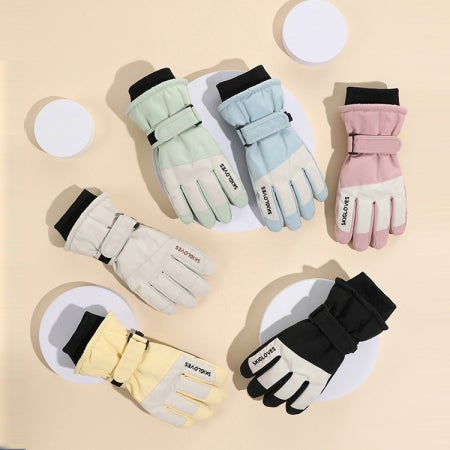 스키장갑 어린이 초등 학생 주니어 아동 성인 스키 방수 방한 손가락 장갑