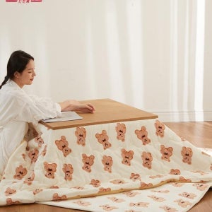 에버모스트 코타츠 테이블 거실 원목 좌식 온열 좌탁 난방테이블