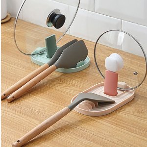 접이식 조리도구 정리대 주방용품 홀더 뚜껑 거치대 국자 받침대 받침