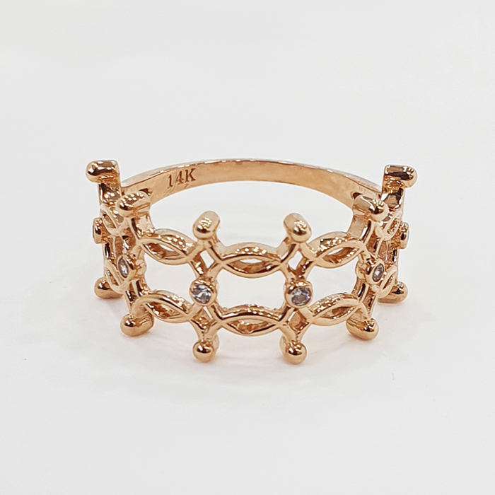 앙뜨 14K 탄생석 반지