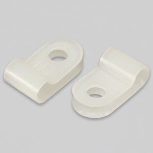 pvc 새들 케이블 클램프 크램프 11N 12N 14N 16N 24N 500개 백색 흑색