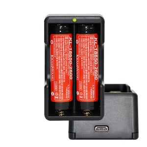 깜냥 18650 충전지 충전 리튬 이온 전용 충전기 Li-2500QC