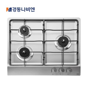 경동나비엔 매직 빌트인 가스 레인지 가스쿡탑 GRB-3303 매립형(타공 560x480)