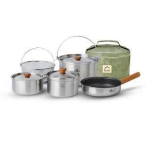 벨락 콤비9+플러스 캠핑 코펠 세트 통3중 냄비 국내산 스테인리스