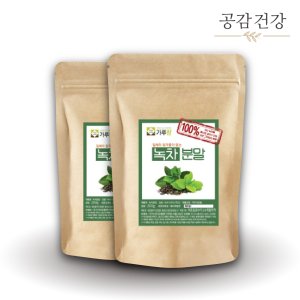 100% 국산 녹차가루 말차가루 파우더 200g, 2개