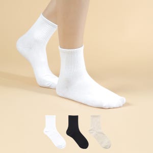 착스 여자 밴드 중목 학생 양말 8켤레 세트 N배송