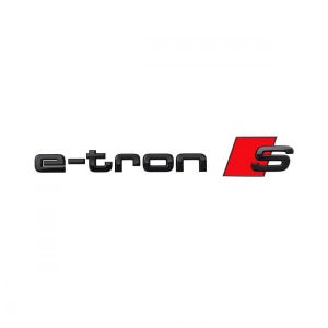 아우디 이트론 엠블럼 후면 e-tron S레터링 블랙색상 순정부품(정품)