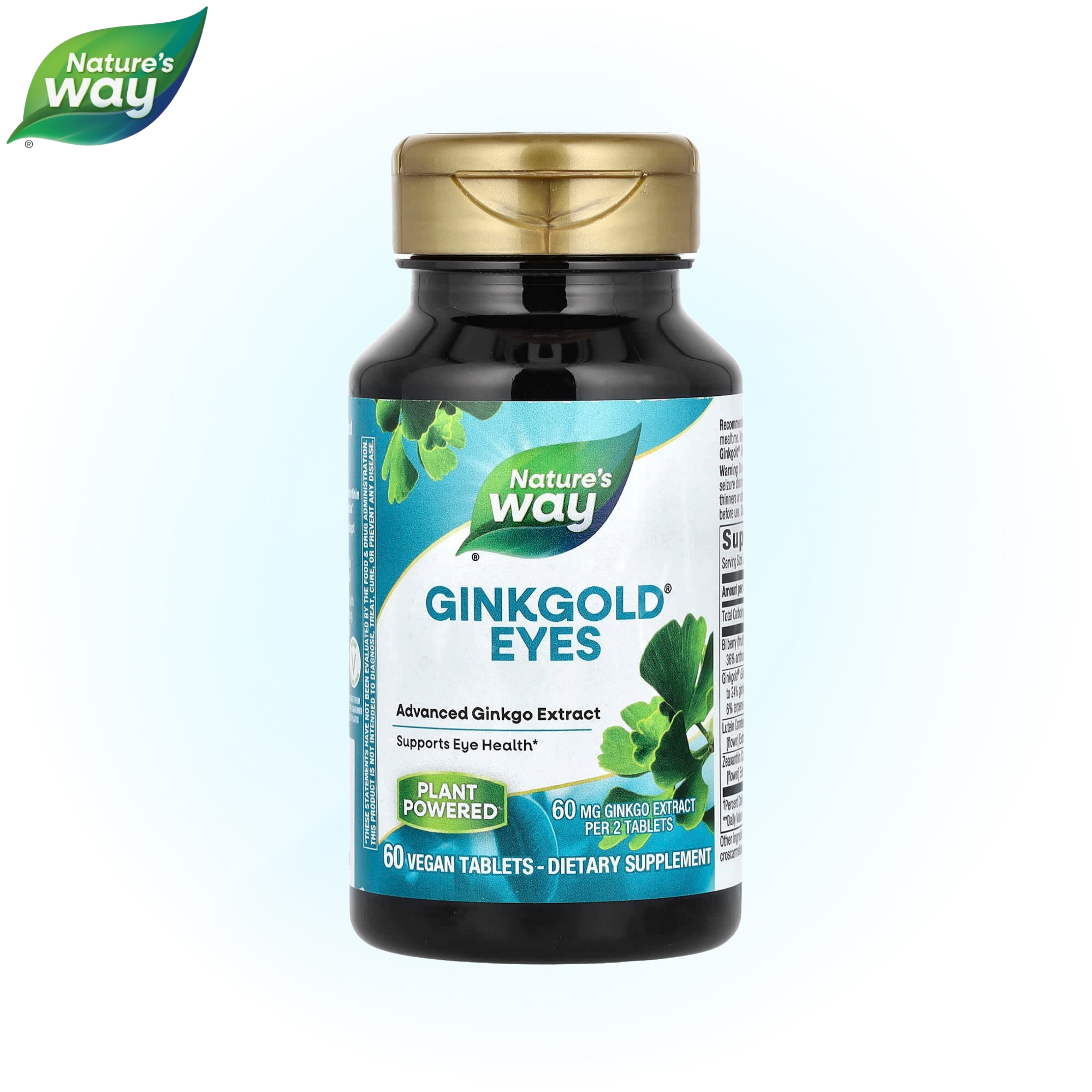 네이처스웨이 Ginkgold Eyes 60정 은행잎 루테인 <b>Zeaxanthin</b>