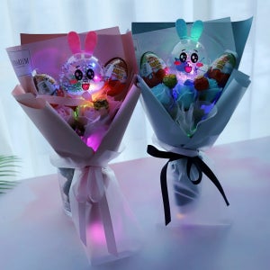 LED 킨더조이 사탕 꽃다발 졸업식 학예회 발표회 연주회