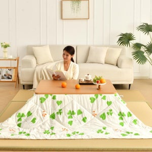 에버모스트 코타츠 테이블 접이식 거실 원목 겨울 짱구 책상히터