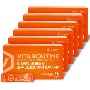 비타루틴 크리스탈 순수비타민C 3000mg NONGMO 600포