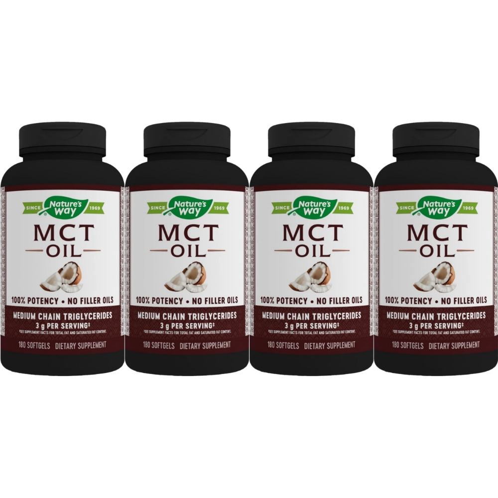 네이처스웨이 <b>MCT 오일</b> 180정 4팩
