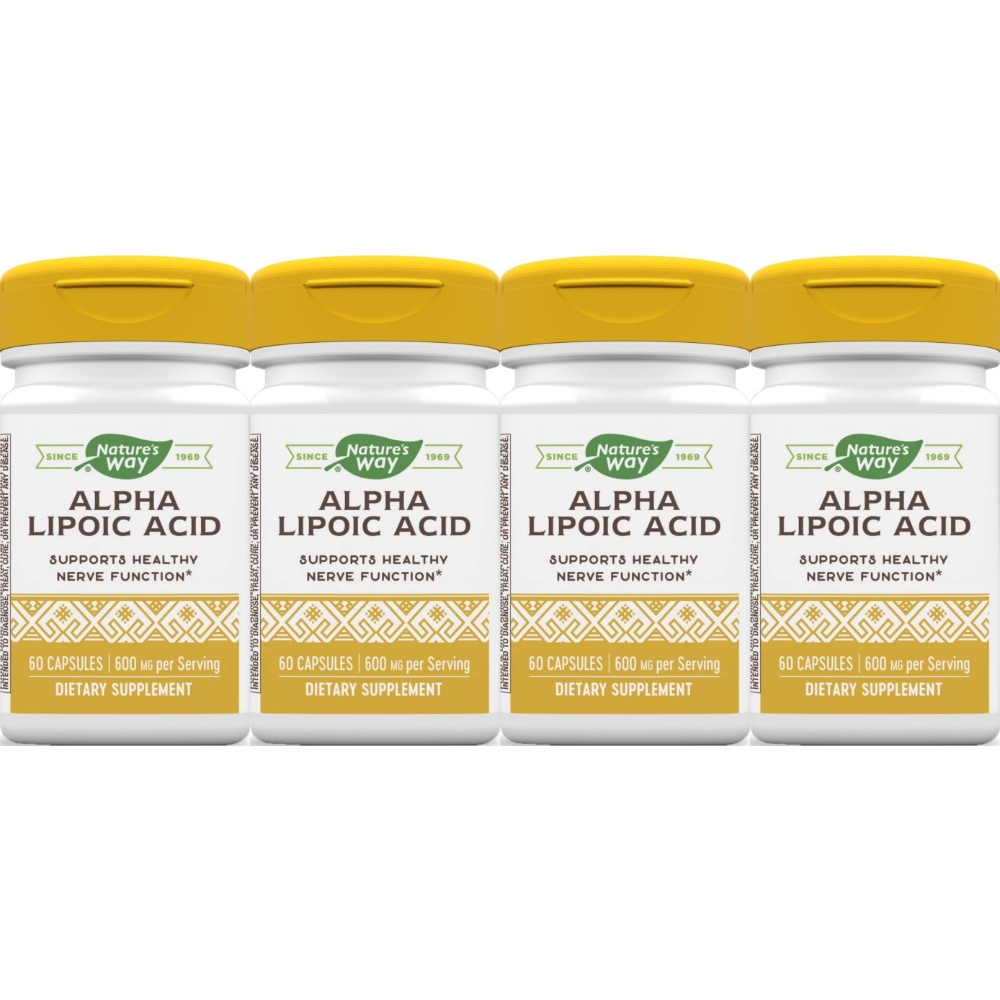 <b>네이처스웨이 알파리포산</b> 600mg 60정 4팩