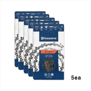 WS체인톱날 X-CUT SP33G 20x33 5개1세트 허스크바나 엔진톱날