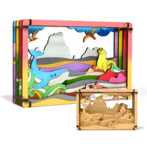 도움소 나만의 DIY 우드 시어터 스토리 터널북 대한민국 아름다운 섬 우리땅 독도