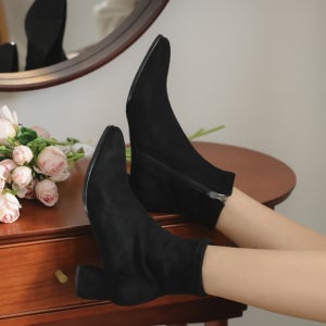 [보가]PREMIUM 국내제작 로니즈 앵클부츠