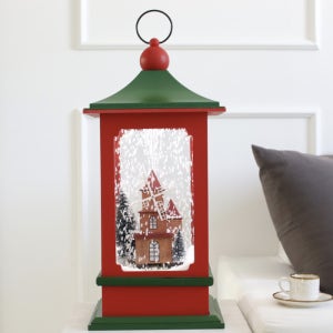 LED 크리스마스 눈내리는 멜로디 오르골 스노우볼 워터볼