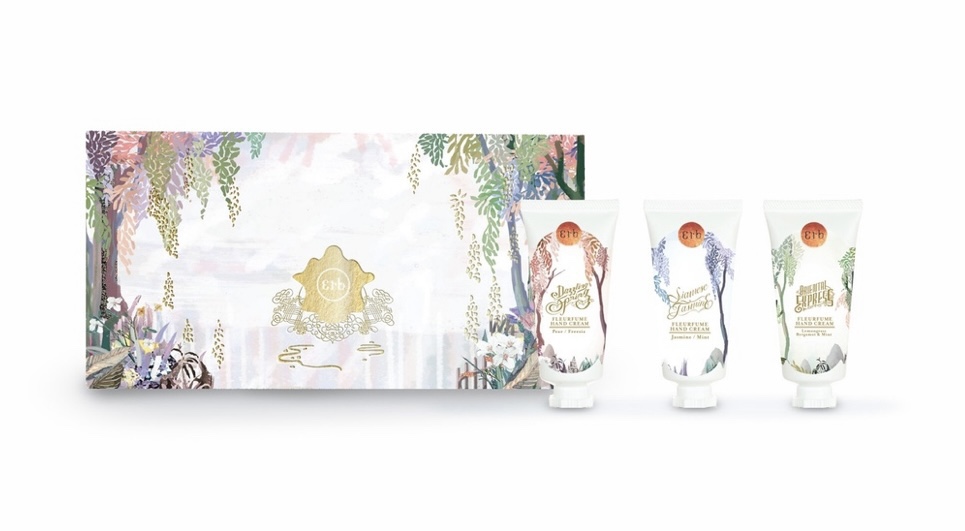 [태국] Erb 이알비 테일 오브 네이처 플뢰르퓌 핸드크림 세트 25g x 3개