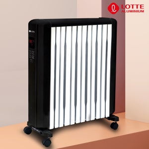 롯데알미늄 라디에이터 전자식 LOR-E12T 화장실 욕실 동파방지히터 타이머형 12핀