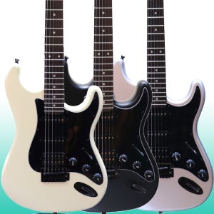 제논 GP7 입문용 일렉기타 초보자용 아이보리 실버 블랙