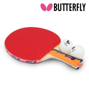 버터플라이 탁구채 탁구라켓 카본 쉐이크 나카마S1 양면 초보자 연습용