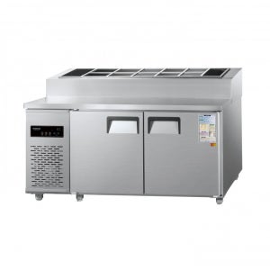 우성 직냉식 업소용 토핑 냉장고 테이블 4자 올냉장 디지털 CWSM-120RBT(15)