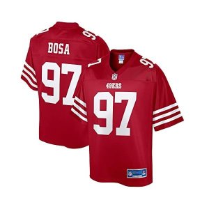 미국 나이키 NFL 져지 Mens Nick Bosa Scarlet San Francisco 49ers Replica Jersey 1449250