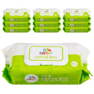 탐사 손걸레 전용 물티슈 캡형, 80개입, 18개 리뉴얼