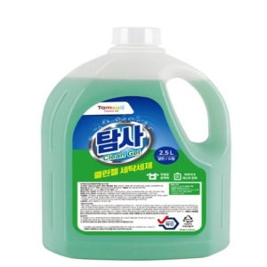 탐사 클린젤 액체 세탁세제 일반드럼 겸용 2.5L, 12입