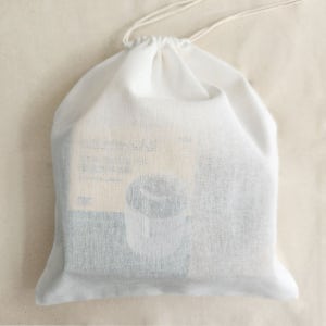 태영상회 국내제작 워싱10수 소창주머니 한약 약초 거름 육수 식혜 두부 도토리 망 면주머니