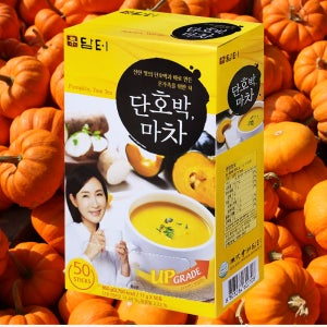 담터 단호박 마차 50T 스틱 일회용 단호박차 탕비실 간식 분말 가루