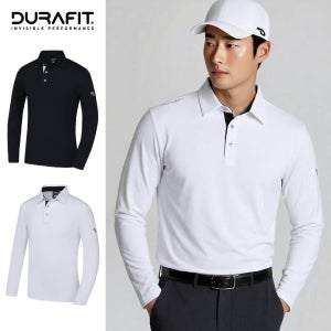 듀라핏 플렉서블 웜업 기모 카라넥 남성 골프 긴팔티 티셔츠 LT04
