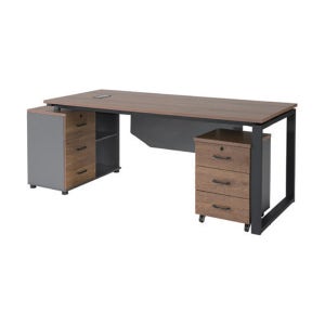 임원실 모던중역 우드락 IN-9006 중역용 책상(A타입) 다인용