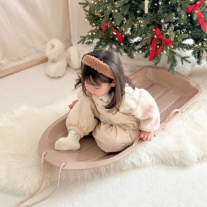 뚜뚜아트 눈썰매 감성 베이지 갯벌 체험 2인용