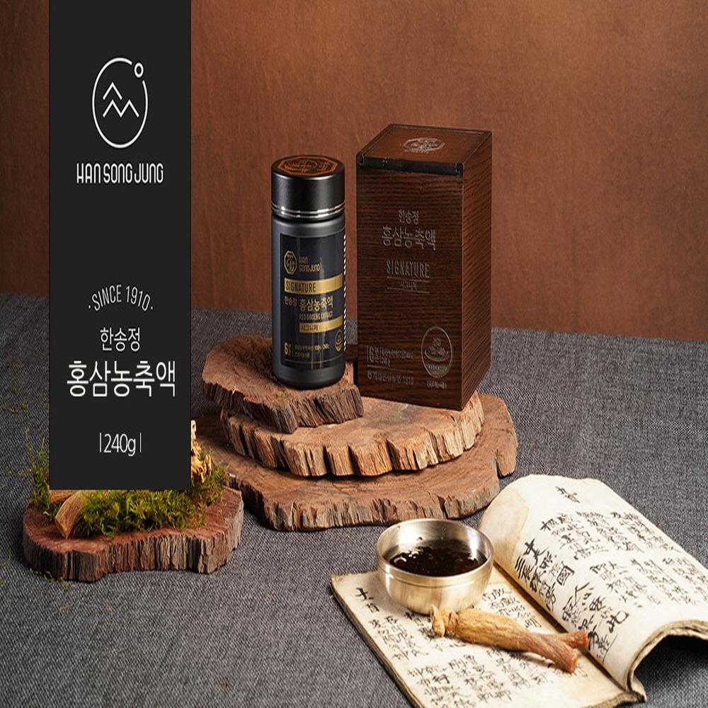 [개성인삼농협] <b>한송정</b> <b>홍삼</b>농축<b>액 시그니처</b> 240g 국산(경기도 포천시) <b>6년근 홍삼</b> 진액 즙 <b>액</b> 액기스 엑기스 원액 진세노사이드 사포닌 기억력 면역력 피로 항산화 명절 선물세트