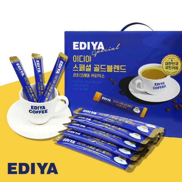 이디야 커피믹스 이디아 11g 관리라벨 스페셜 골드블렌드 리치크레마 스틱 커피