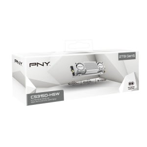 PNY CS3150 Gen5 M.2 NVMe 히트싱크 화이트 (2TB)