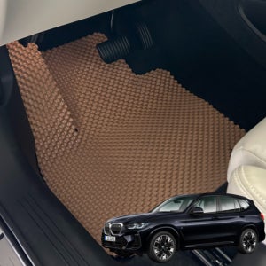 BMW iX3 차량용 버블 카매트 자동차 발매트 발판 베이지 1열 운전석+조수석