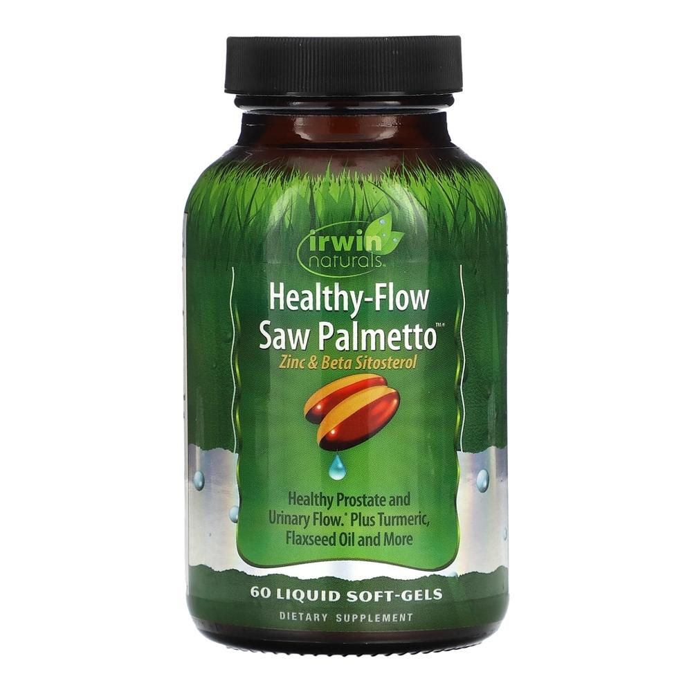 <b>어윈내추럴</b> Healthy Flow 쏘팔메토 320mg 아연 <b>베타</b>시토스테롤 함유 액상소프트젤 Irwin