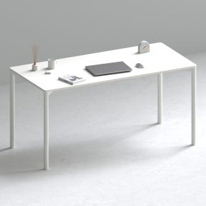 209애비뉴 제로데스크 에보 컴퓨터 게이밍책상 1600x700mm, 화이트상판+화이트프레임