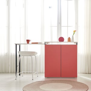 헤이즐 아일랜드 수납장 확장형 홈바 테이블 아일랜드 식탁