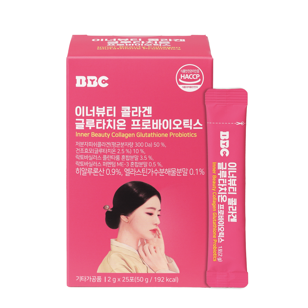 [<b>BBC</b>] 미인유산균 이너뷰티 ME-3 유산균 글루타치온 생성 유산균 글루타치온 신바이오틱스 나노 콜라겐 1박스