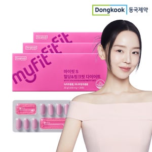 동국제약 마이핏S 혈당핑크핏 다이어트 체지방감소 녹차카테킨 바나바잎추출물 28정, 3개