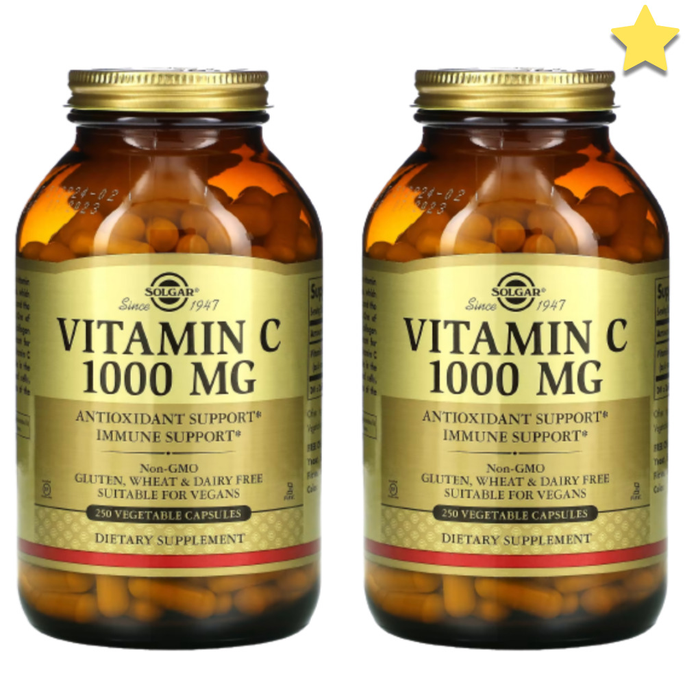솔가 <b>비타민</b> <b>Vitamin C</b> 1,000mg 250정 2병