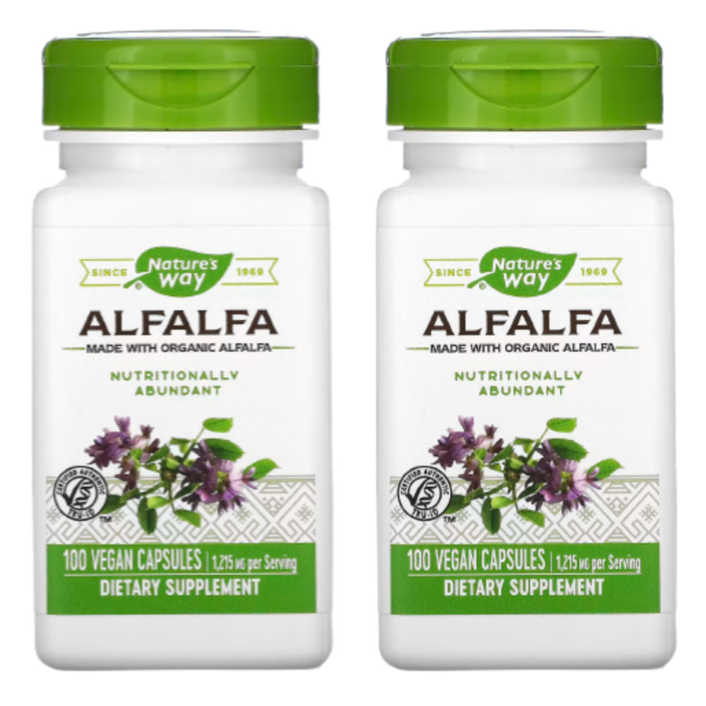 Nature’s Way 알팔라 Alfalfa 405mg 비건 100정 2병