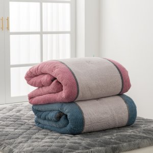 10mm 장모 두꺼운 따뜻한 극세사 겨울 차렵이불 세트